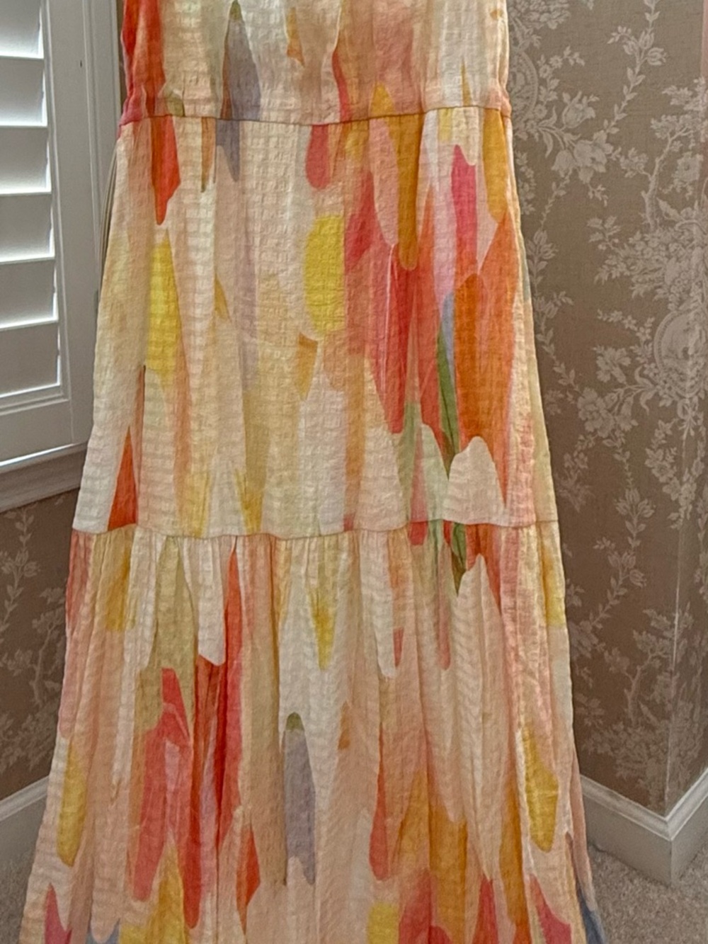 Maeve by Anthro Watercolor Maxi Dress - Picture 7 of 13